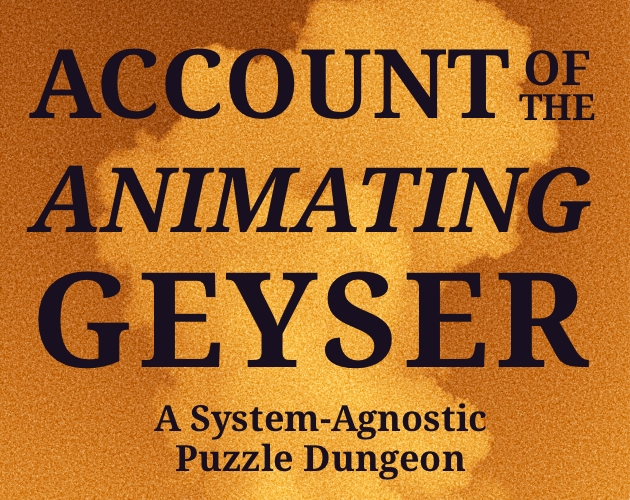 Cover image for Account of the Animating Geyser