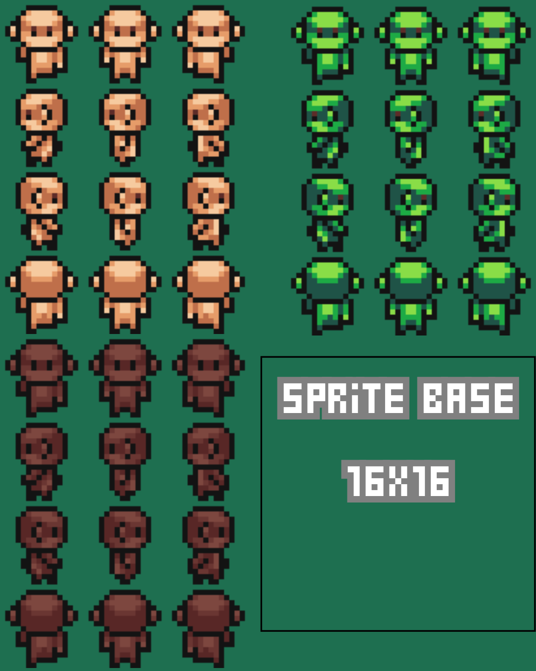 Sprite base 16x16