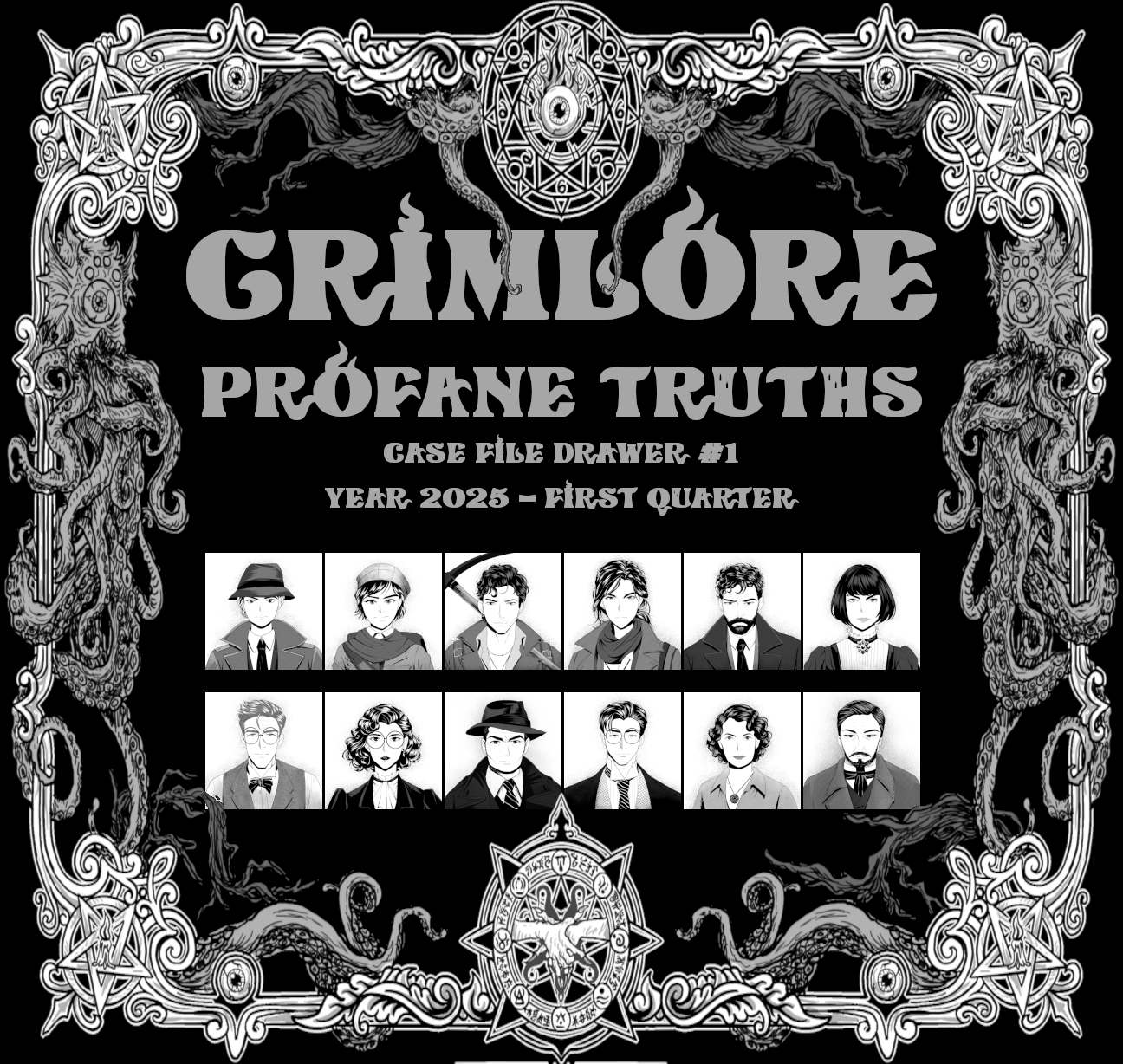 GRIMLORE: Profane Truths - 2025 Q1 Case File Bundle