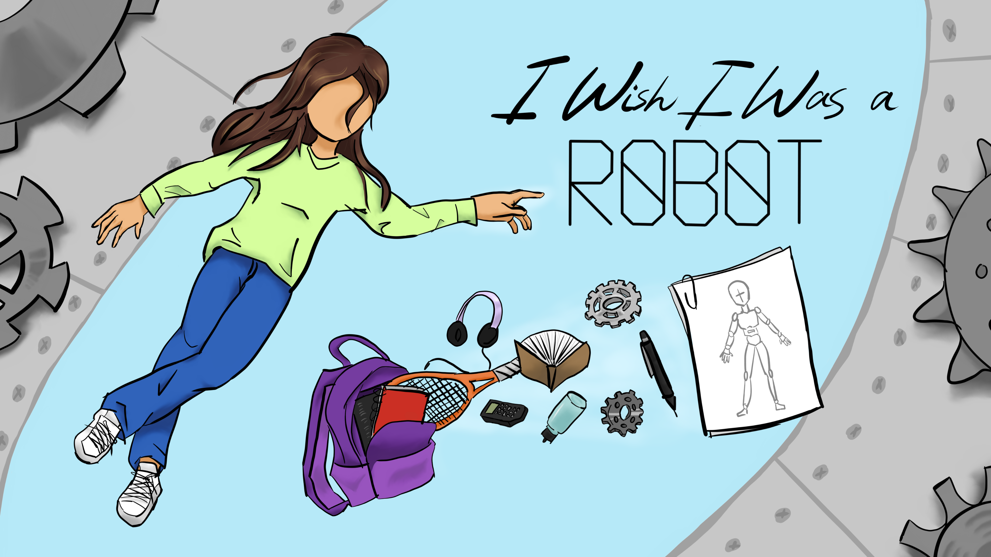 Cover image for I Wish I Was a Robot