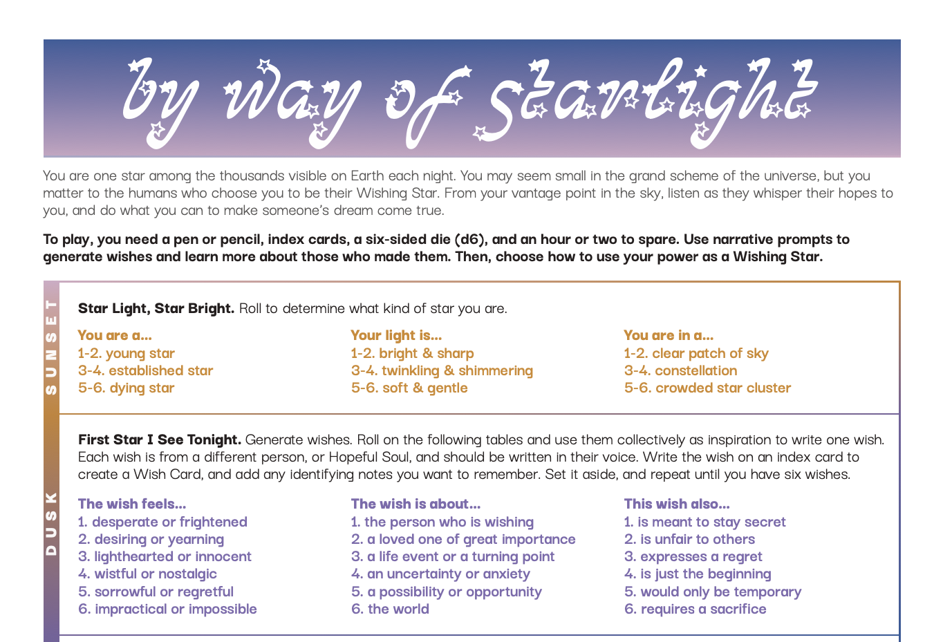 By Way Of Starlight By Way Of Starlight