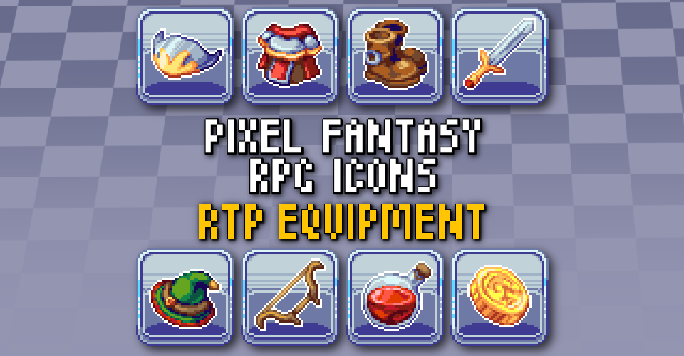 Resource RPG Icons 32x32 Pixel Art 