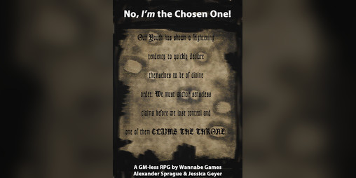 Cover image for No, I am the Chosen One!
