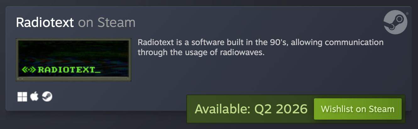 WISHLIST ON STEAM