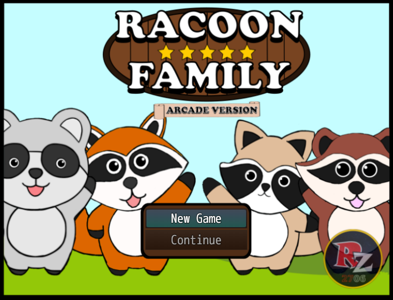 Cover image for Racoon Family Arcade Version