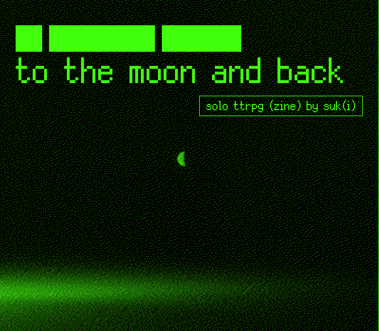 Cover image for to the moon and back