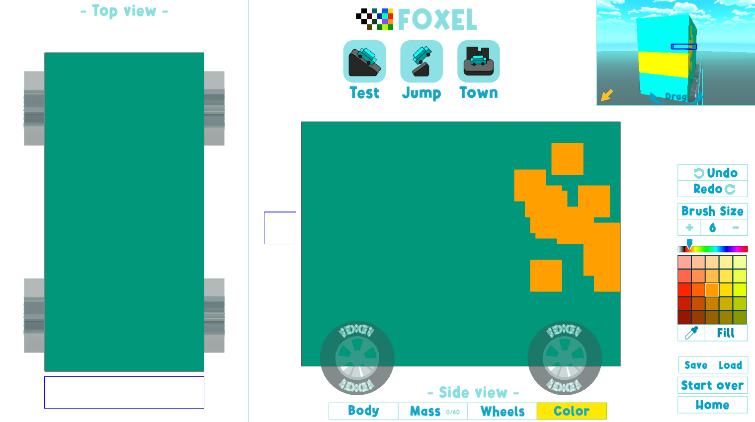 Tutorial, template mode and new look - Foxel by EddyGames