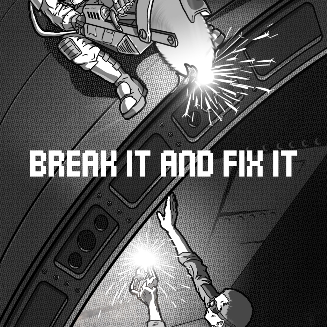 Cover image for BREAK IT AND FIX IT