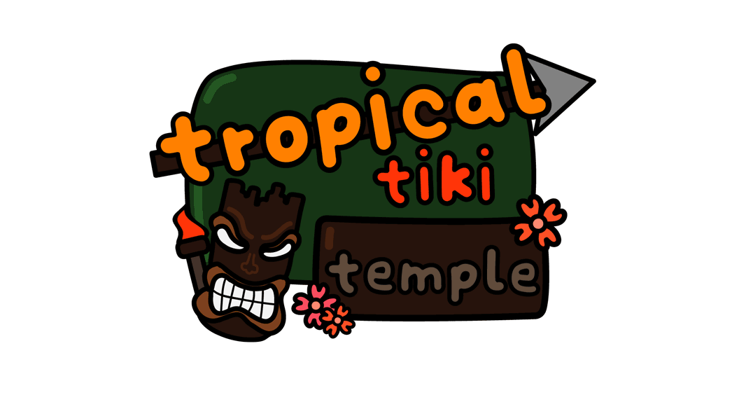 tropical tiki temple