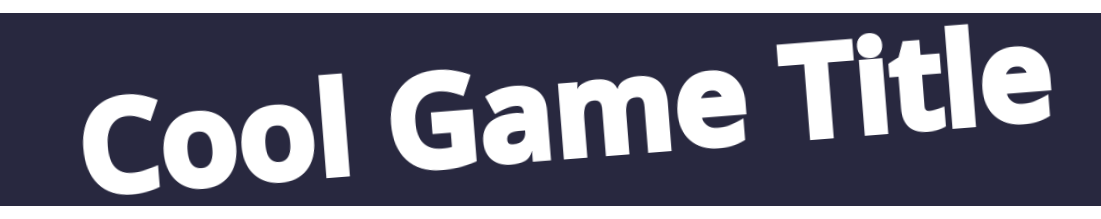 Cool game title