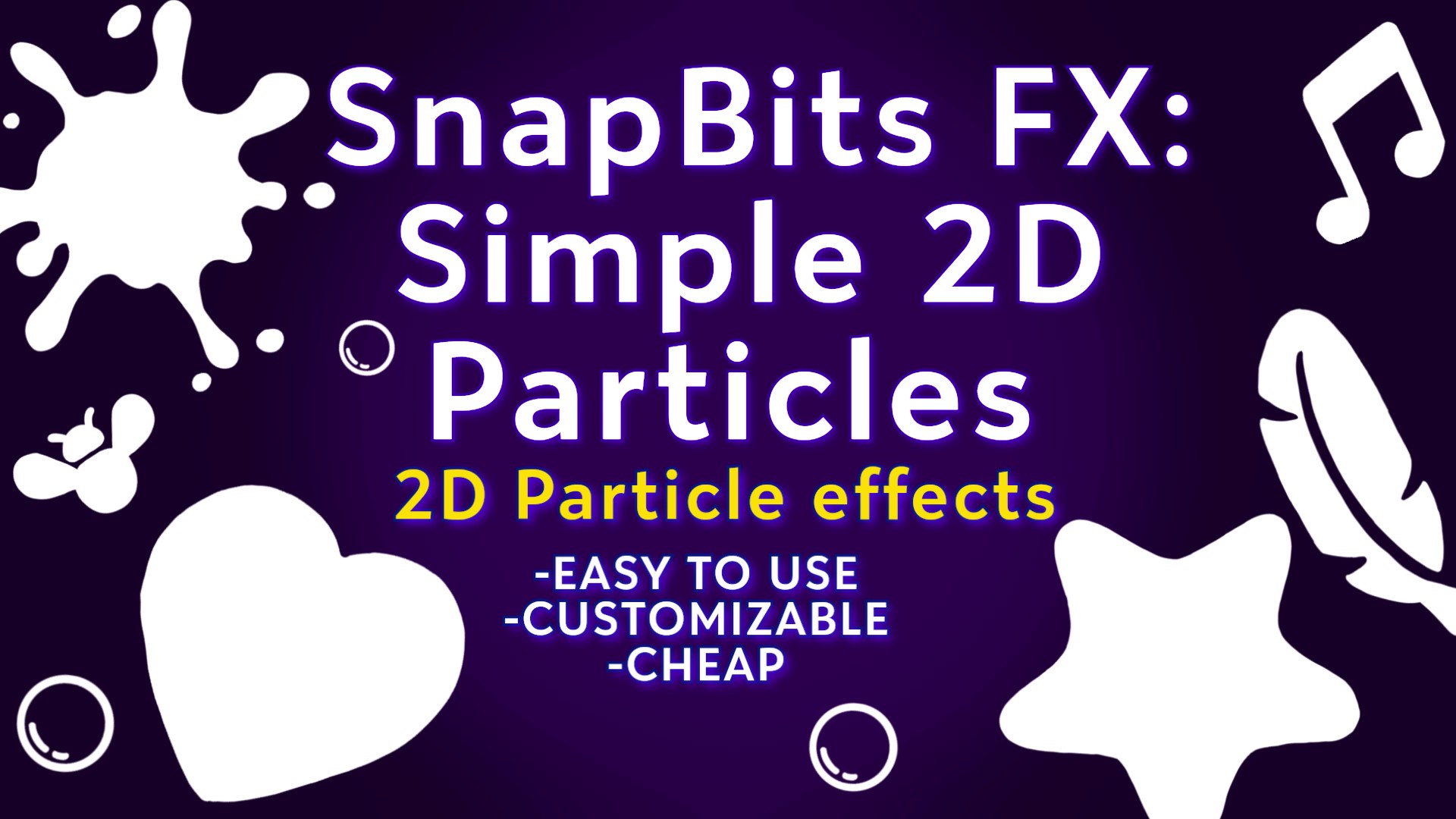 SnapBits FX 2D – Unity Particle Pack