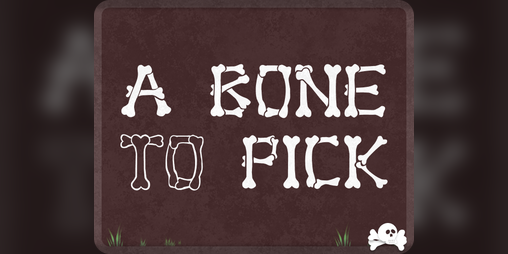 Cover image for A Bone to Pick