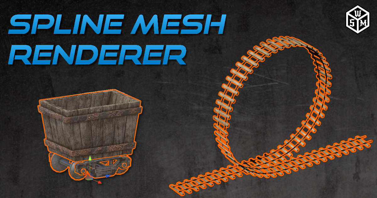 Spline Mesh Renderer for Unity 3D