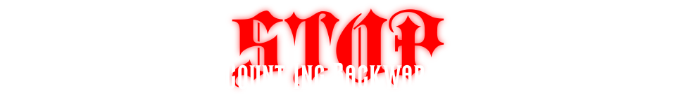Stop Count Ing Backwards