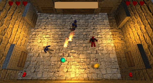 2-Player Bow Arena [unfinished fragment]