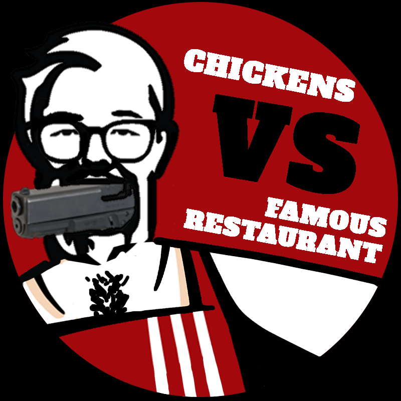 Cover image for CHICKENS VS FAMOUS RESTAURANT