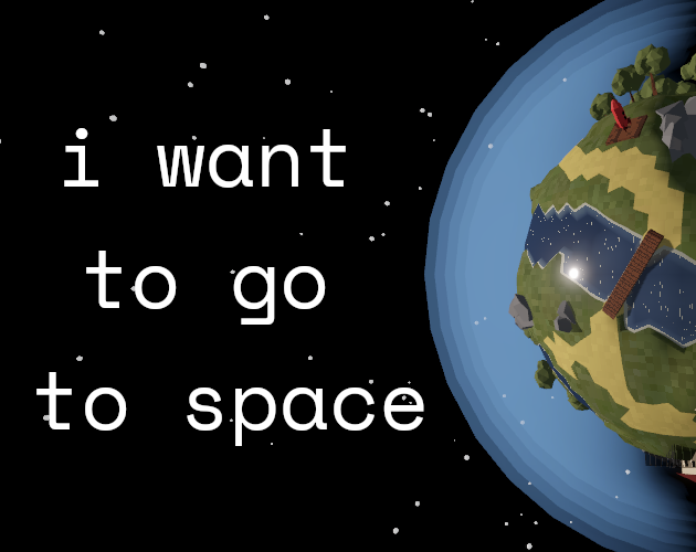 Cover image for I want to go to space