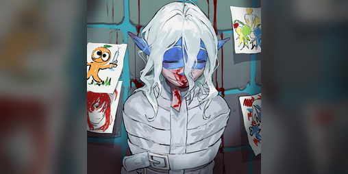 Cover image for The Blue Human