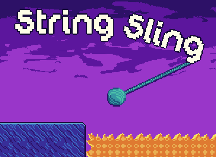 Gaming String Rate String Sling by Duocuokie for GMTK Game Jam 2025 - itch.io