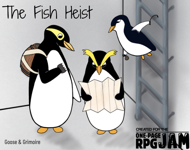 Cover image for The Fish Heist (One-Page)