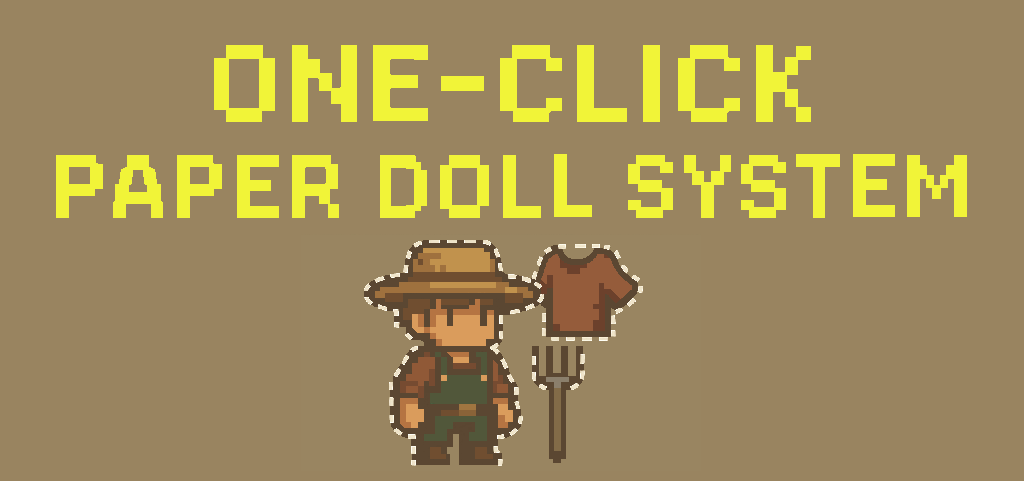 Paper Doll System for Unity – Modular 2D Character Layering (One-Click Setup)