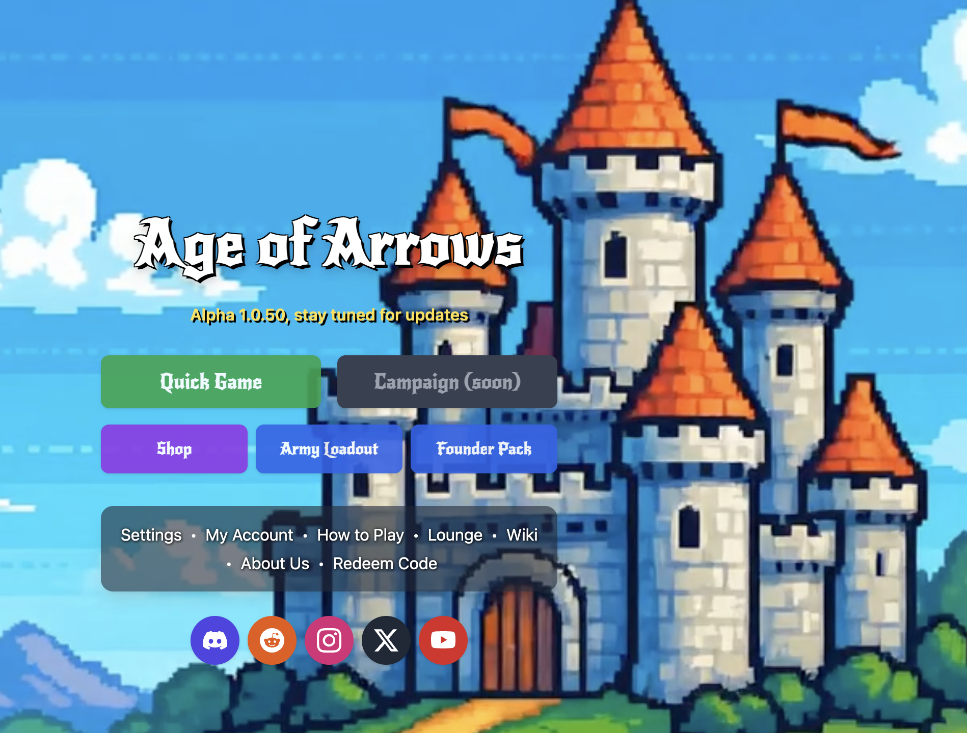 Age of arrows lobby