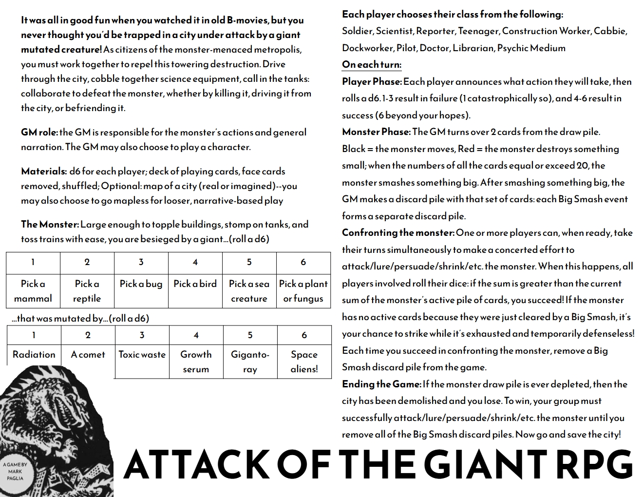 Cover image for Attack of the Giant RPG!