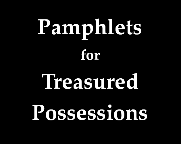 Cover image for Treasured Possessions - Pamphlets