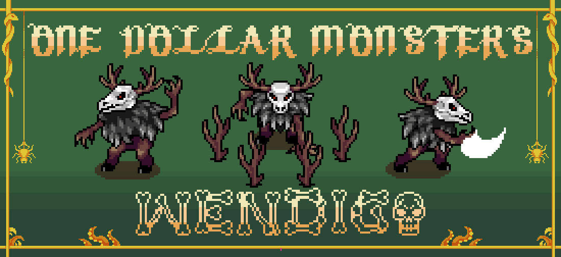 One Dollar Monsters #10: Wendigo
