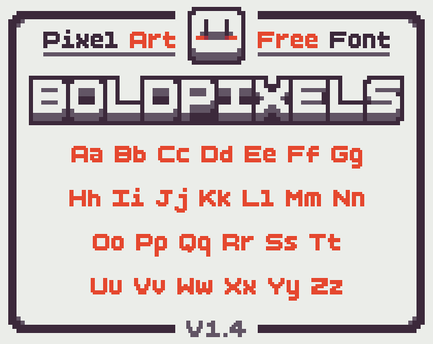 BoldPixels Font