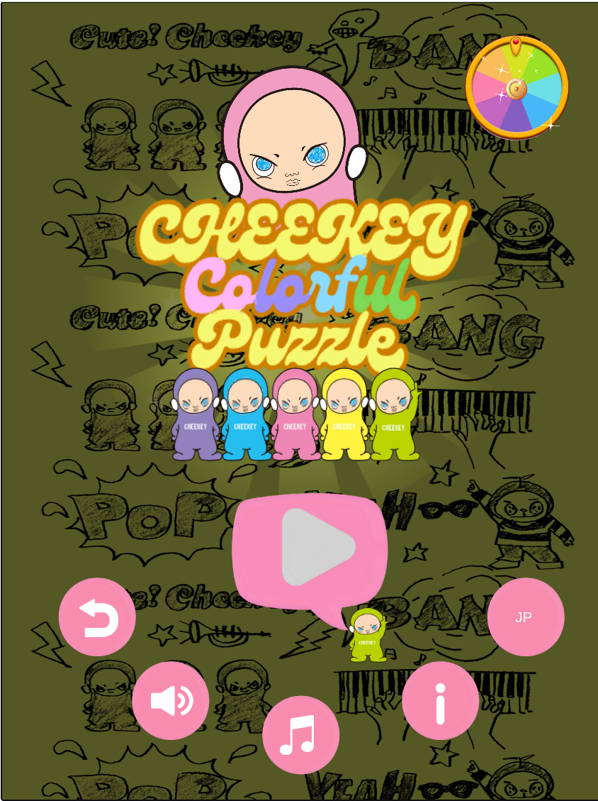 Cover image for Cheekey Colorful Puzzle