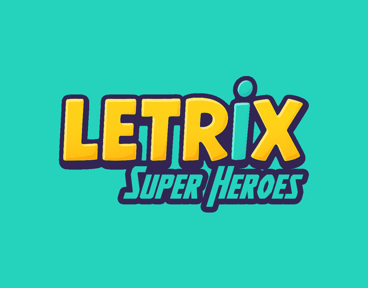 Cover image for Letrix - Super Heroes