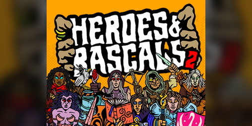Cover image for MANYMINIS - HEROES & RASCALS 2 - Paper Miniatures