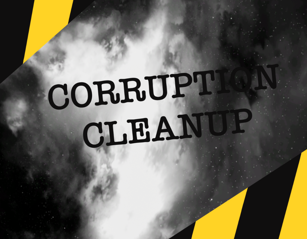 Corruption Clean-up