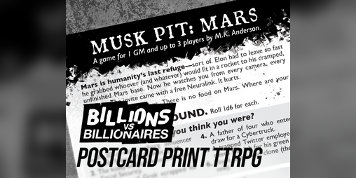 Cover image for Musk Pit: Mars