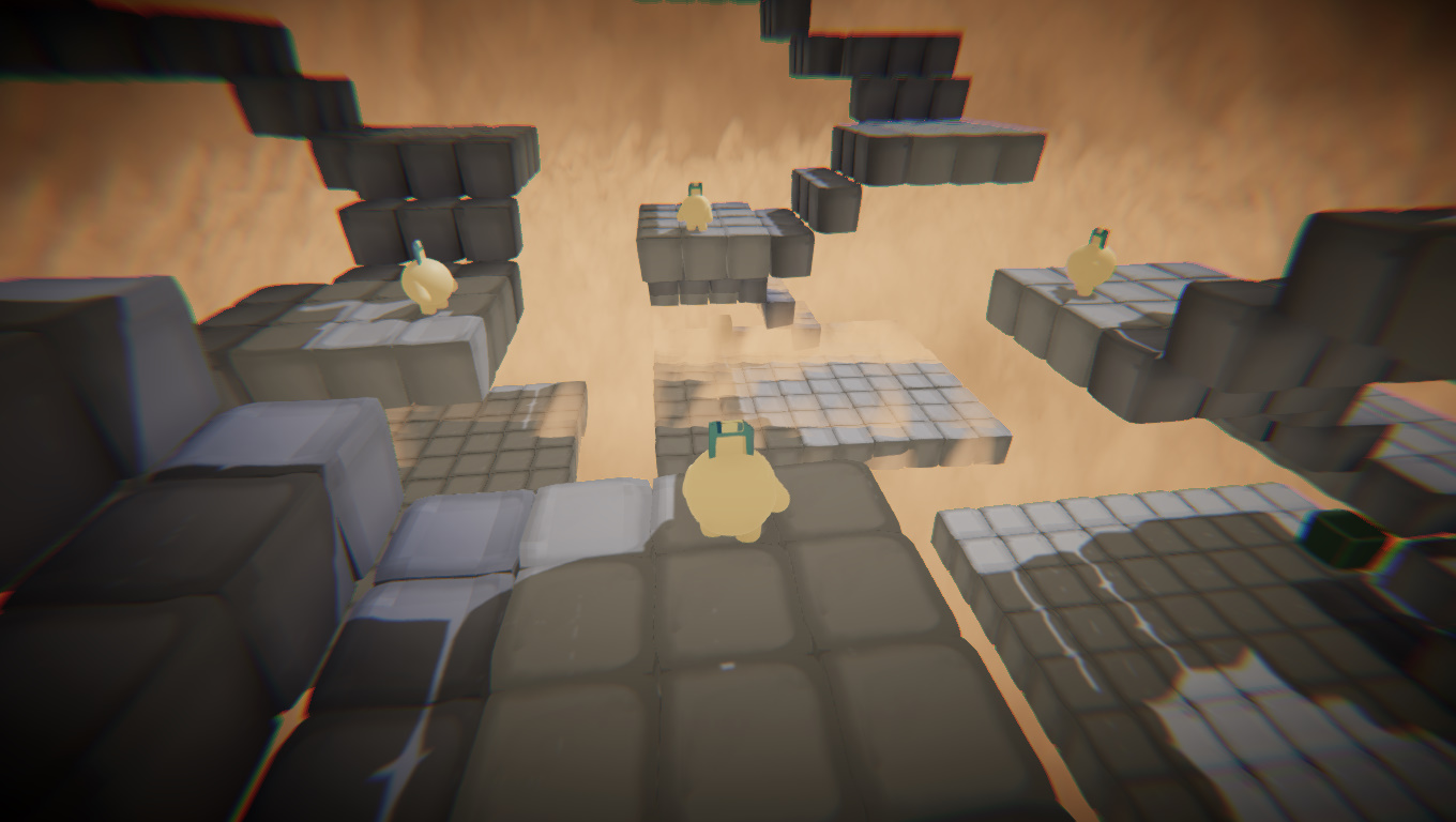 A puzzle with blocks