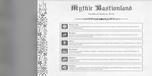 Cover image for Mythic Bastionland - Referee Companion