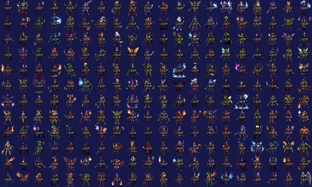 RoguePG &mdash; Characters, classes & UI