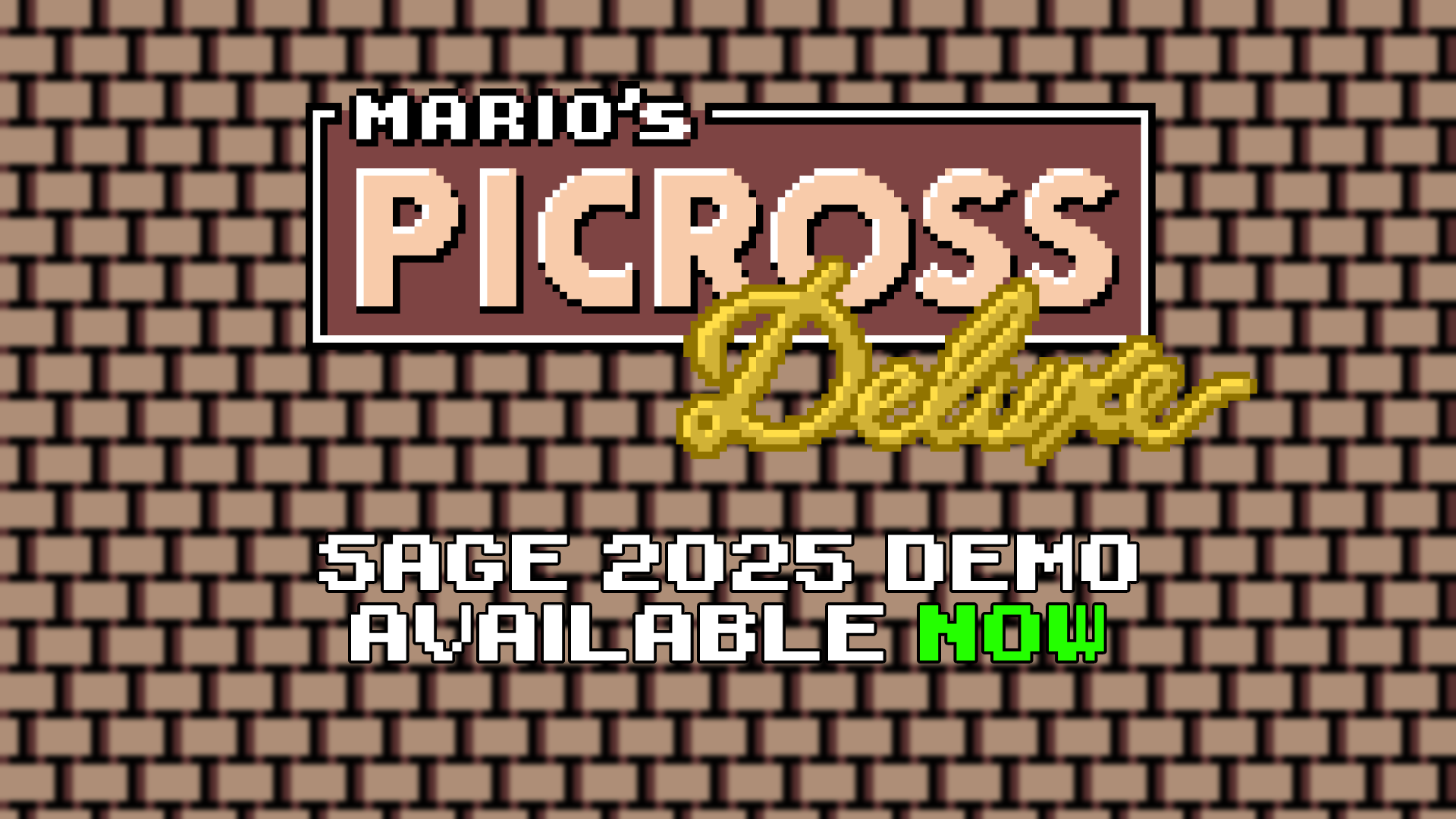 Cover image for Mario's Picross DELUXE