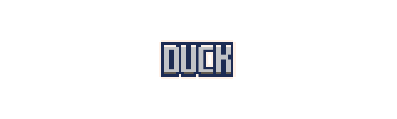 Pixel Art Duck