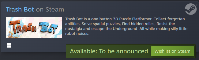 Trash Bot Steam Link