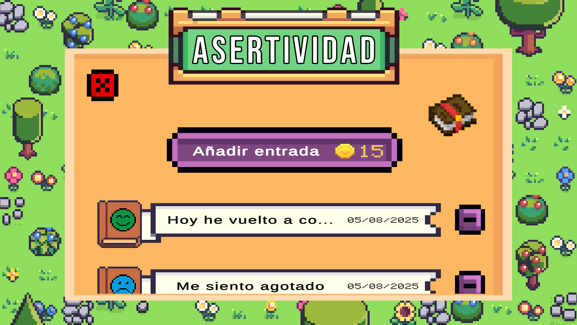 Imagen del menú de la asertividad