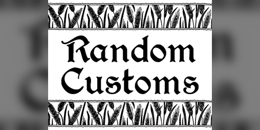 Cover image for Random Customs - Tables to spice up adventures