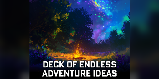 Cover image for Deck of Endless Adventure Ideas (Story Source)