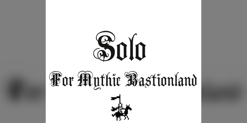 Cover image for Solo for Mythic Bastionland