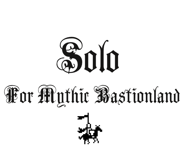Cover image for Solo for Mythic Bastionland