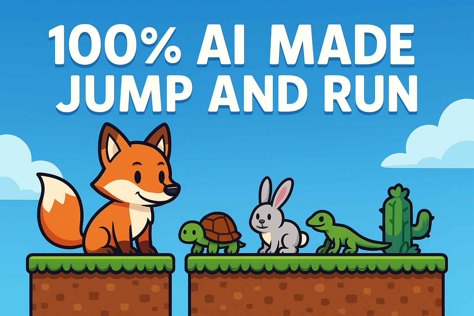 100% AI made platformer