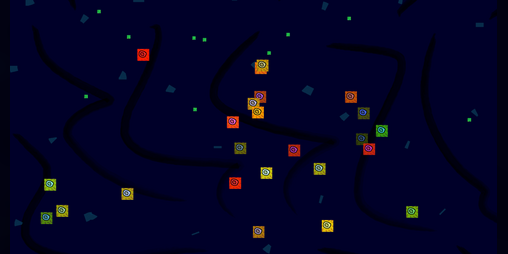 Cover image for Evolution simulator,natural selection, genetic algorithm,
