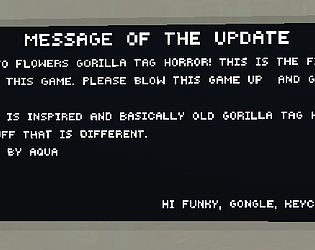 Flowers Gorilla Tag Horror