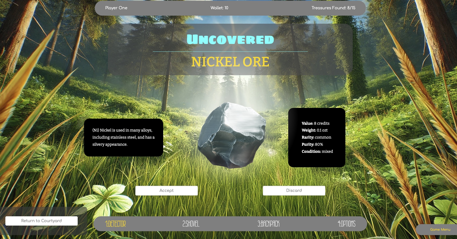 Treasure game preview